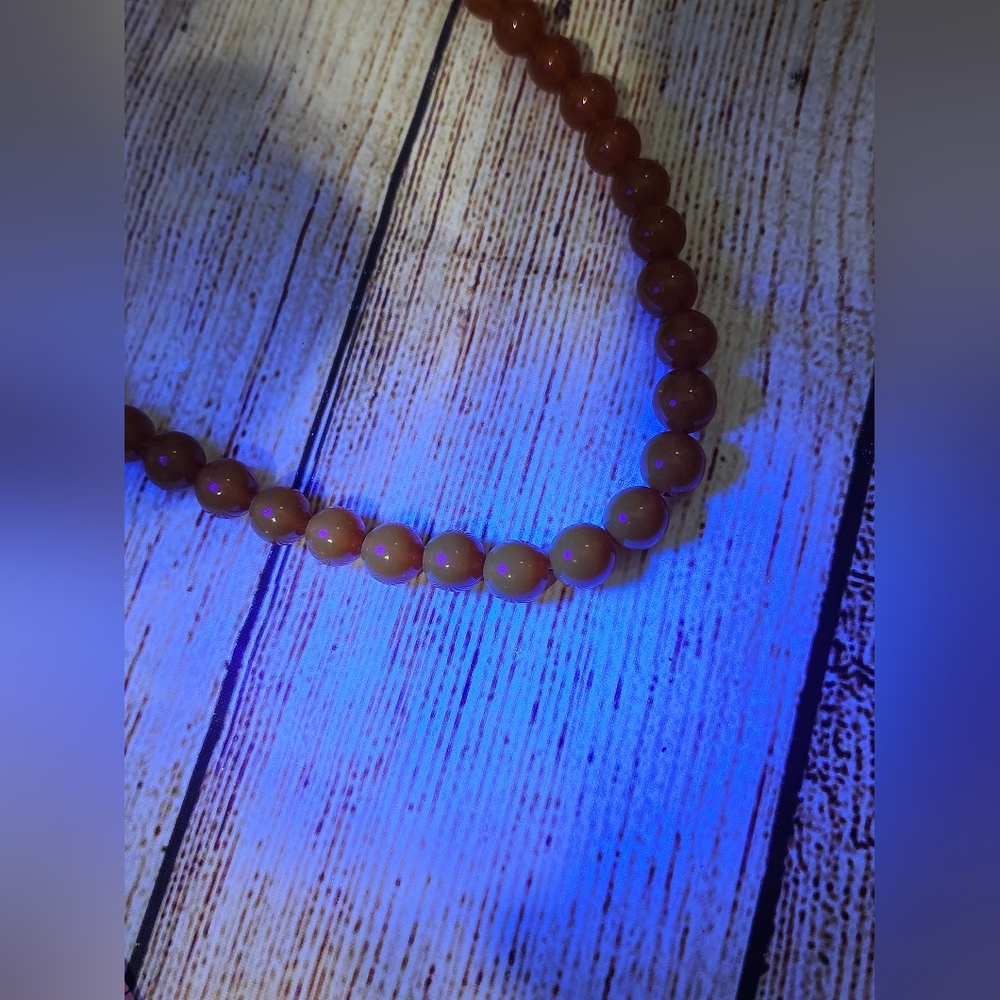 Vintage Baltic Amber Beaded Necklace - Picture 7 of 7